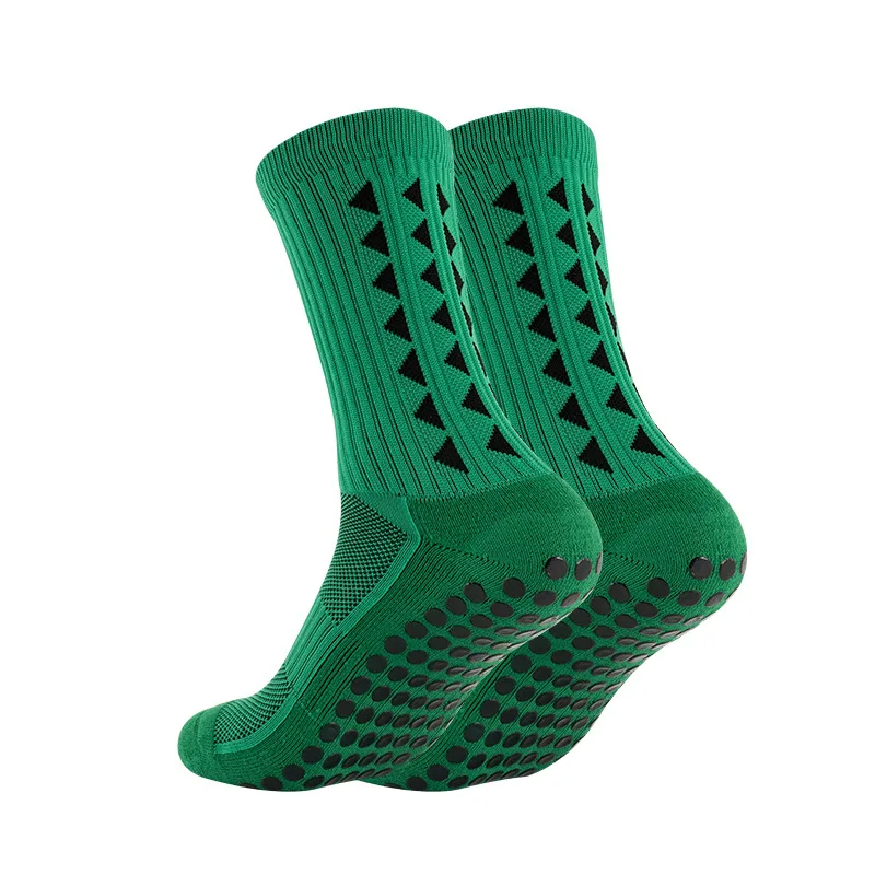 Free Wind 2024 New Design  Fleeced Anti Slip Sports Grip Socks Soccer
