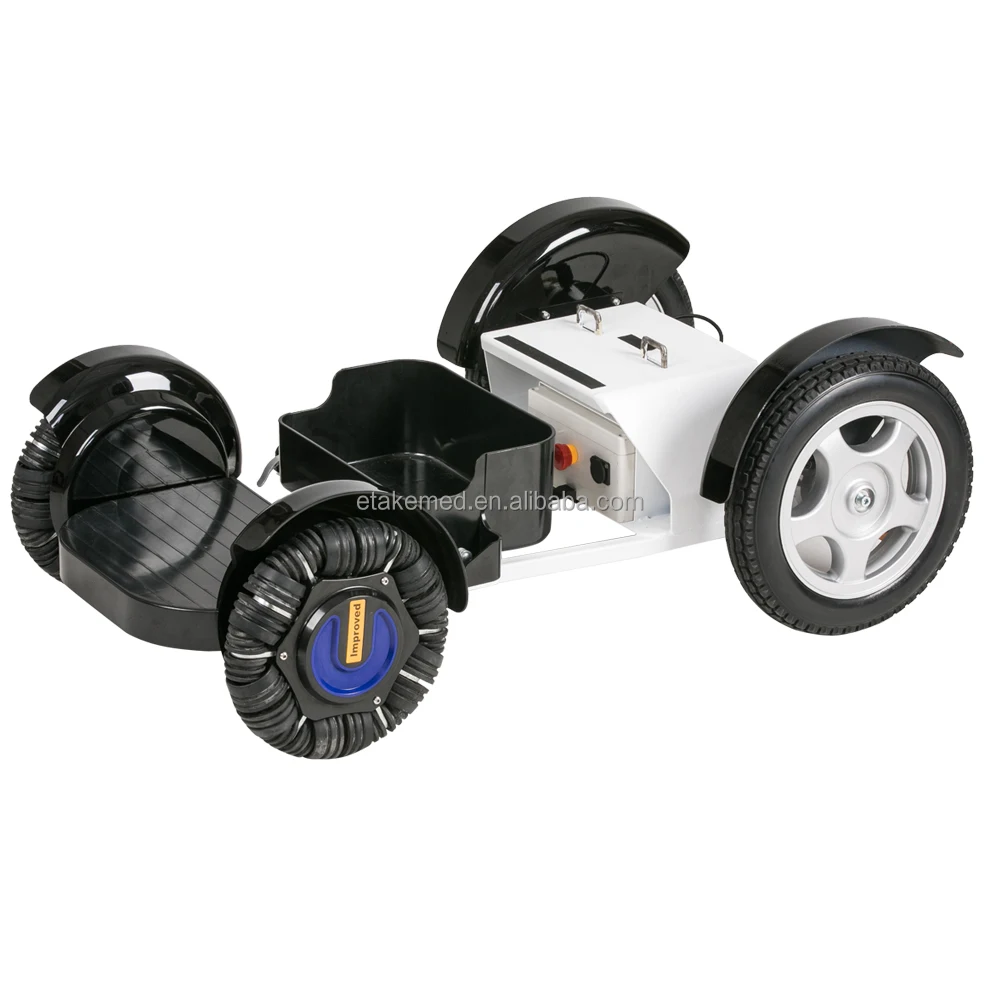 Disabled joystick control electric wheelchair high quality all terrain folding power wheelchair for the elderly