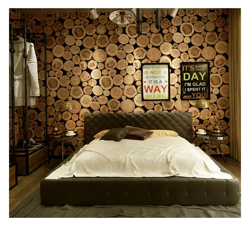 Деревянный стиль обои заводская цена природа для украшения