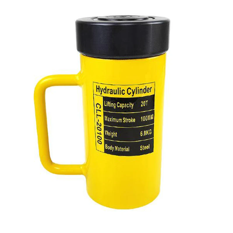 CLL-20100 100mm Long Stroke Single Acting Lock Nut Hydraulic Cylinder Self-locking Hydraulic Cylinder Jacks