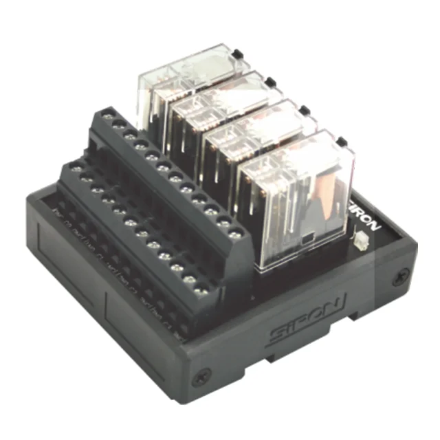 SiRON Y433 4-bit 2C power Relay Module Wide base type NPN/PNP bipolar input correspondence power Relay module