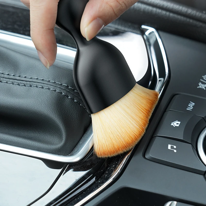 Car Microfiber Duster Clean Brush Dusting Tool Car Care Interior Cleaning Brush