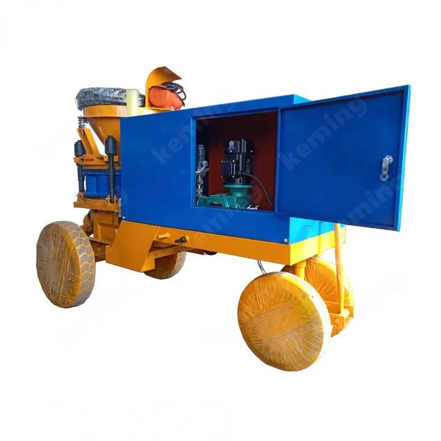 professional Rotor Type gunite machine Small Portable Mix Concrete Wet shotcrete machine with air compressor