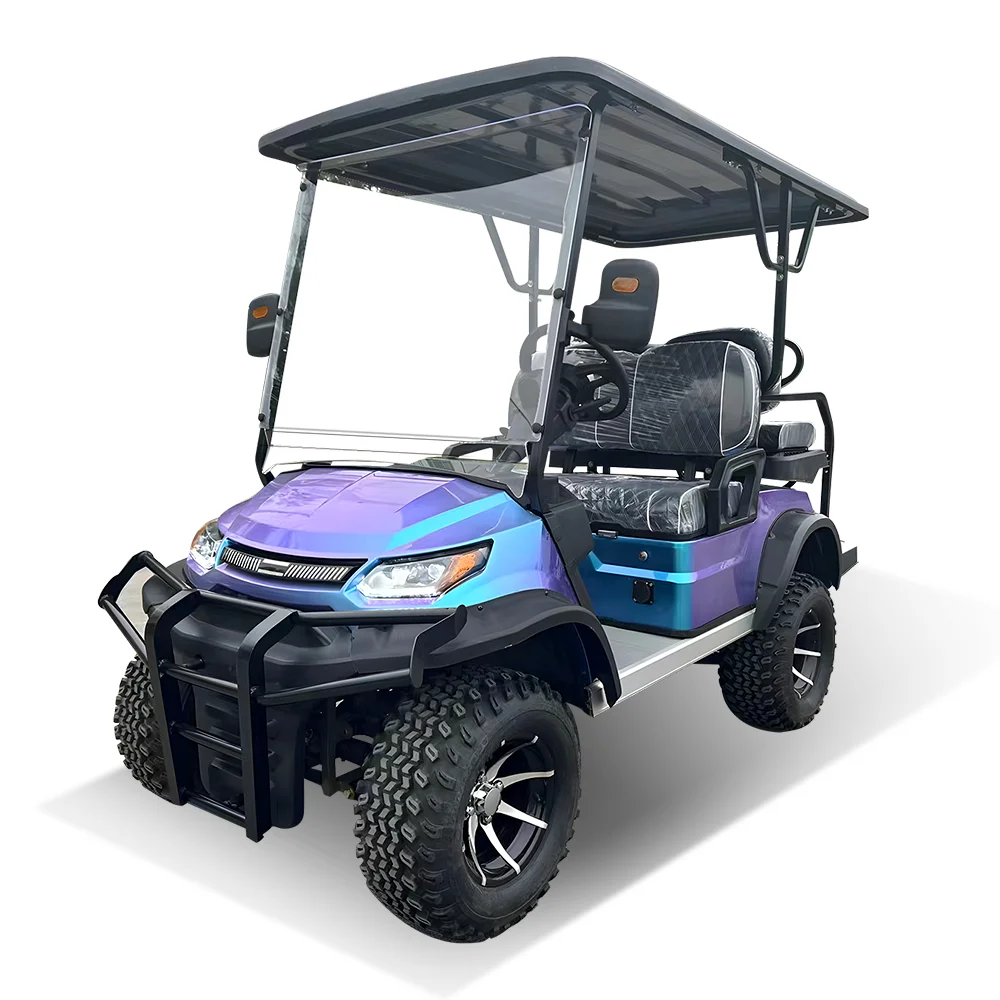 Usa Market 72 Volt Lithium Star Ev Motorised Electric Walking Golf Cart Rechargeable Lithium Battery