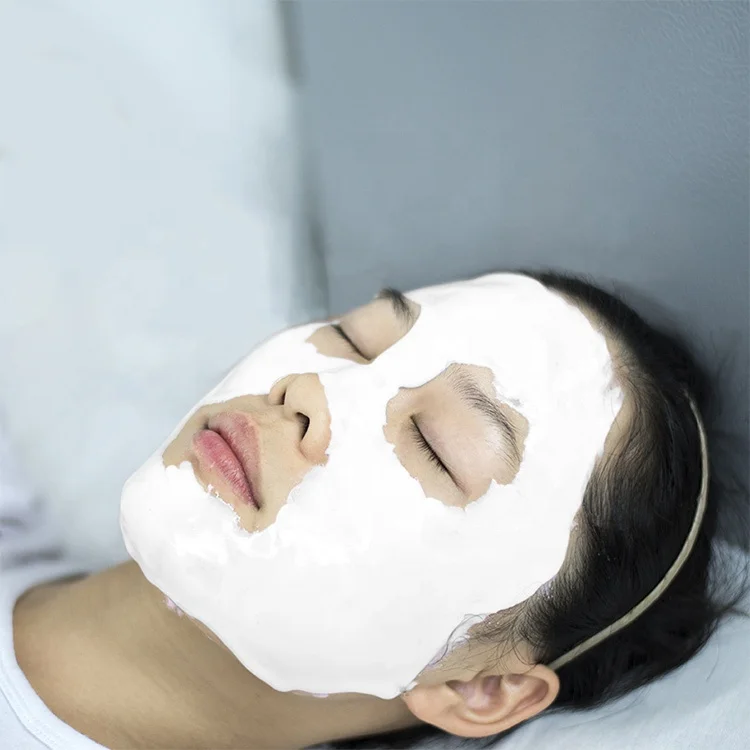Private Label Korean Skin Care Cool Peel Off Modeling Facial Collagen Soft Powder Mask