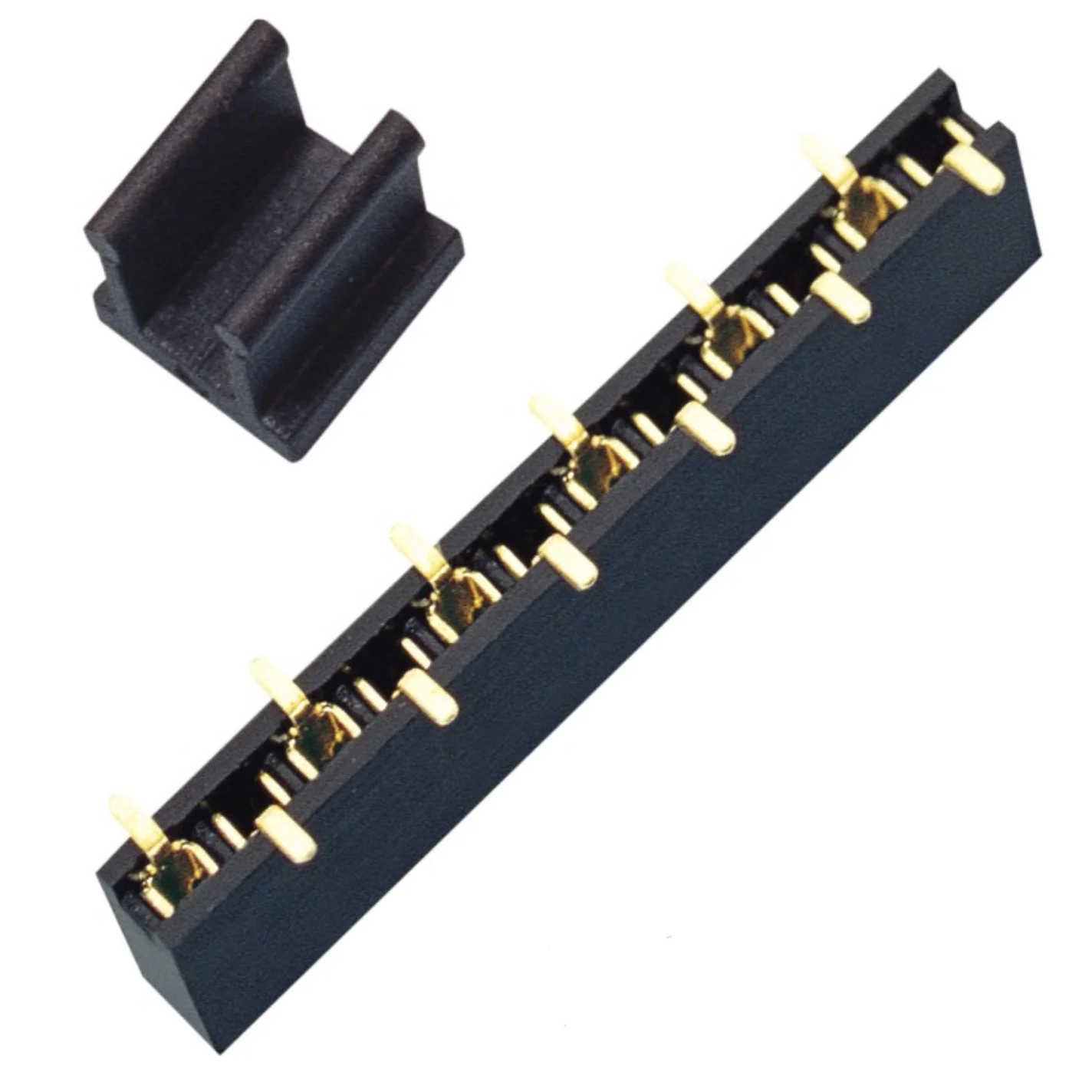 Manufacturer Single Row Socket Smd Female Header Board Spaces 1.27mm Pitch Connector