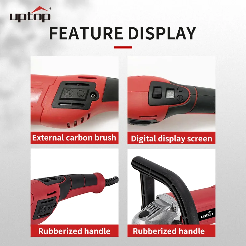 6 Various Speed 150mm 180mm Car Care Polishing Machine Rotary Dual Action Polisher