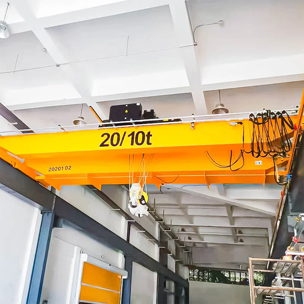 Factory Directly Supply Wheeled Double Girder Overhead Bridge Crane