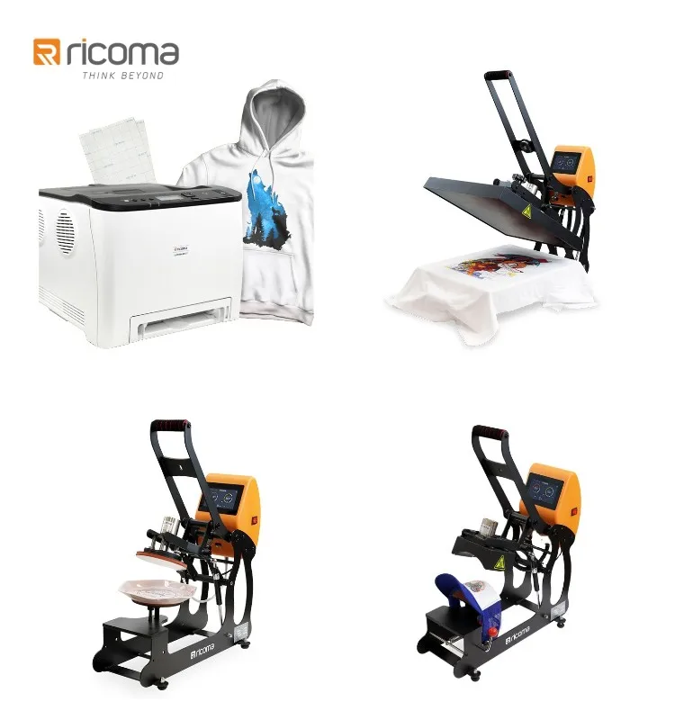 RiCOMA DTF Printer New White Toner Transfer Printer for Paper Printing for Home Use