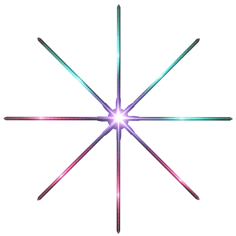 150cm human size 3d fan hologram display holographic led screen video wall advertising hologram fan display
