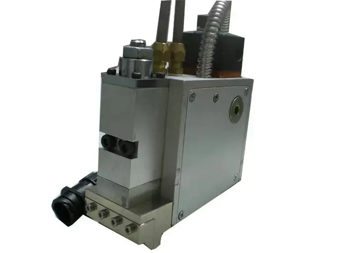 ShenZhen Factory directly sales Multi  heads  automatic  hot melt glue fiber guns 300MM  width