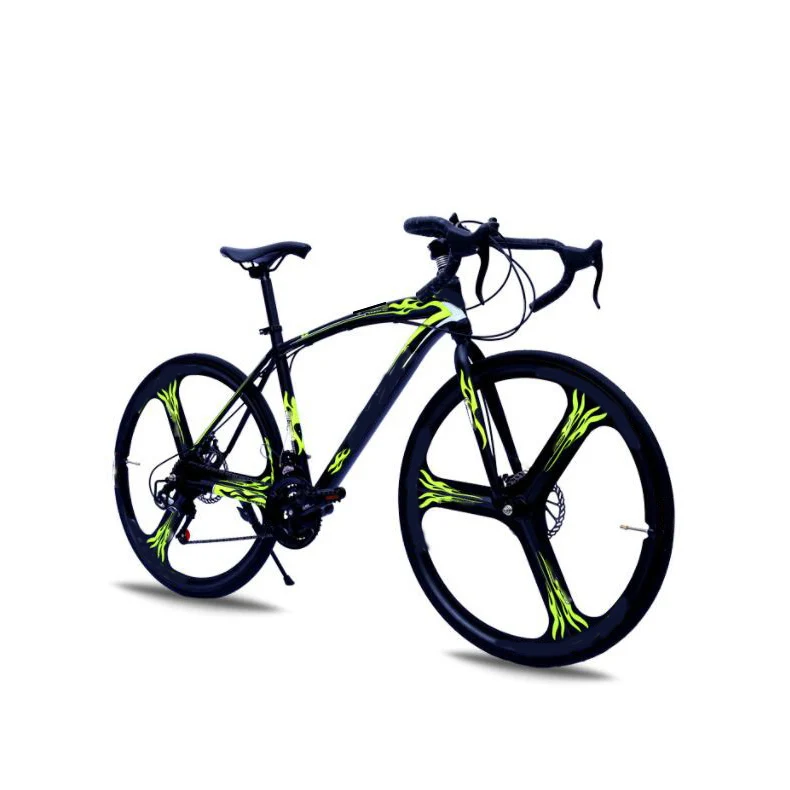 Factory OEM Magnesium alloy three-blades 6-blades integrated wheel Steel Frame/ Off Road Bike Aluminum Alloy racing bicycle