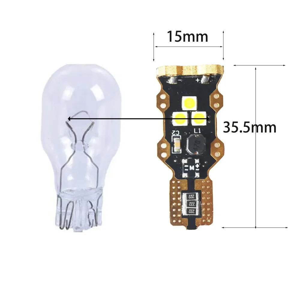 Canbus 3030SMD T15 inteior led light bulbs W16W 921 912 brake led light Red tail led bulbs reverse light for cars