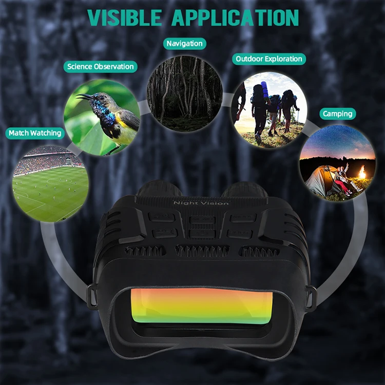 4x HD Night Vision Binoculars OEM Model Handheld Type Outdoor Use 960P