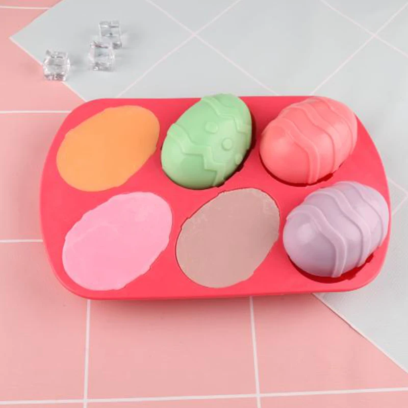 2022 DIY Funny Dinosaur Easter Egg Chocolate Mold  Silicone Baking Mold Tray for Cake