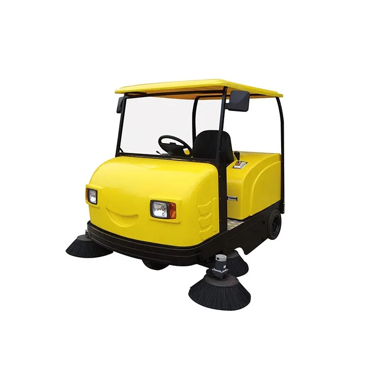 Автоматический промышленный аккумулятор двойной кисти ездить на этаж sweeper дорожный электрическая щетка для пола