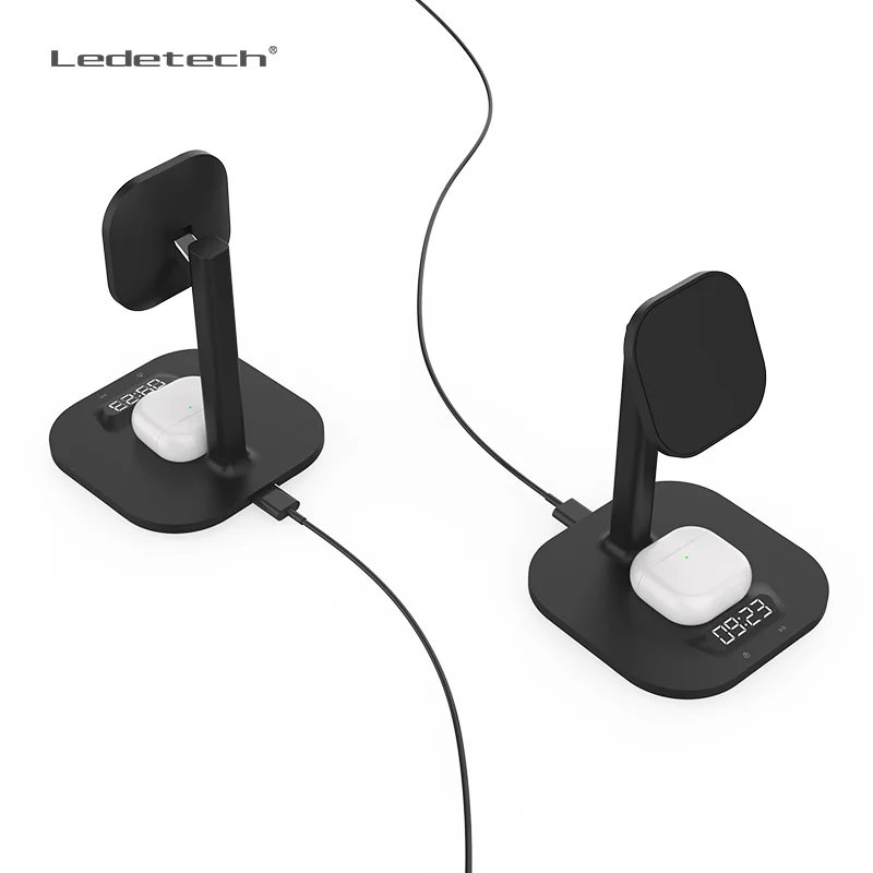 Metal Adjustable Wireless Magnet Charge Holder for Mobile Phone and Tablet with Yes Customized