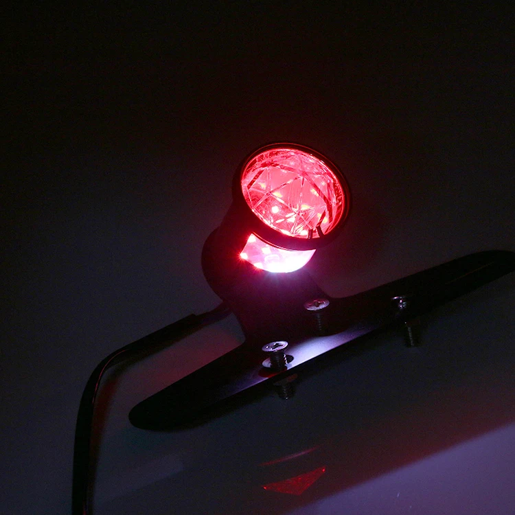 Motorcycle Led Tail Light Motorbike LED Rear Taillight Brake Integrated Reflector Tail Light For Universal Bikes Bobber Chopper