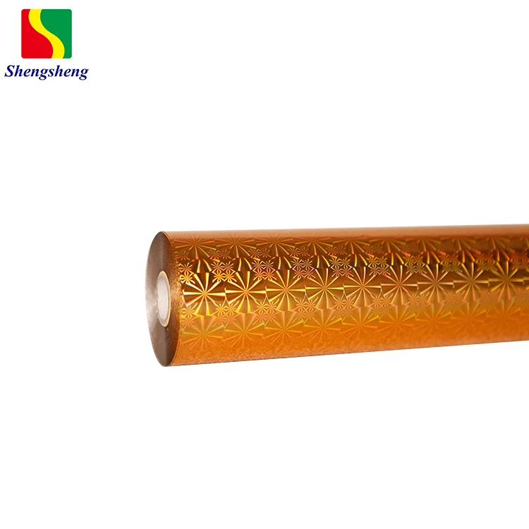 High Quality Customized Colorful Holographic Foil Hot Stamping Foil For Textile Fabric Leather