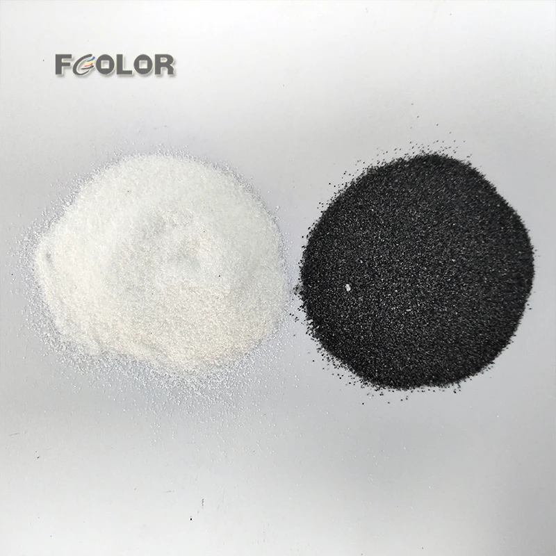 FCOLOR Stable quality 80-200um Copolyester Tpu DTF Hot Melt Adhesive Powder for T-Shirt heat transfer Printing