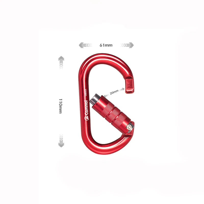 High quality 25KN O shape mountain climbing Carabiner