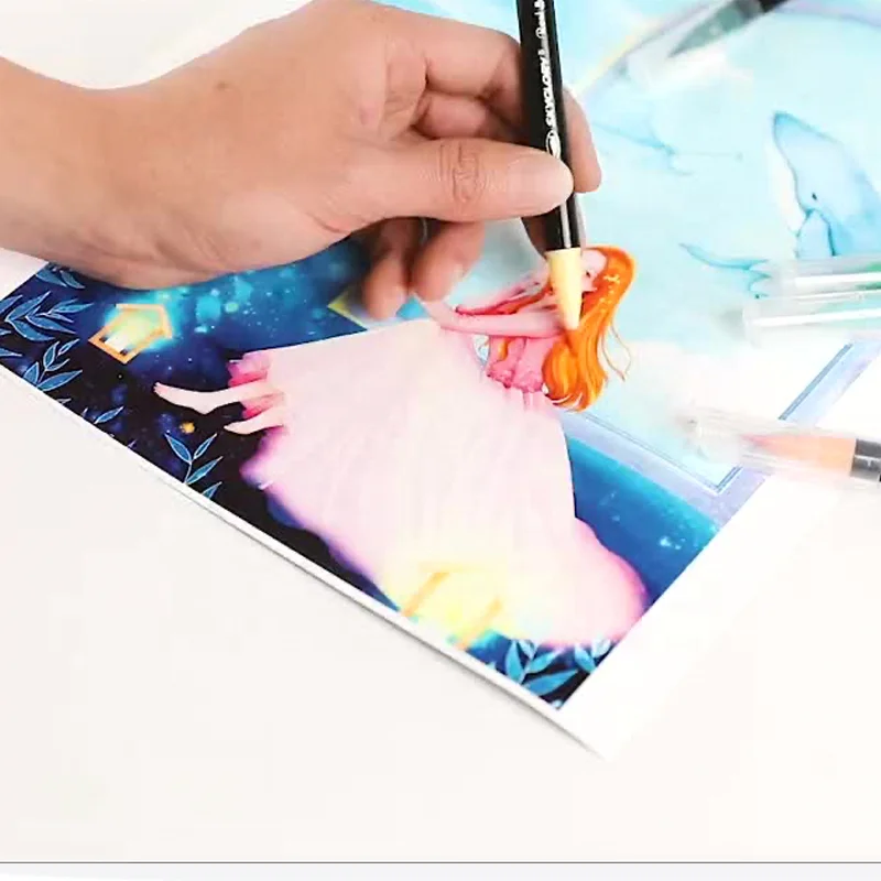 2023 Superfine Waterproof Permanent Marker Pens Set Custom Color