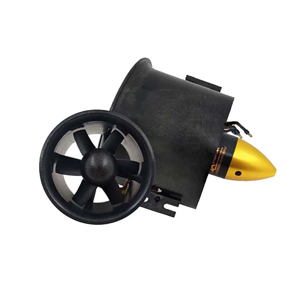 Qx-Motor 70Mm Edf Ducted Fan Set With 3000Kv 4S Brushless Motor For Rc Plane Diy Parts And Aircraft Fan Accessories