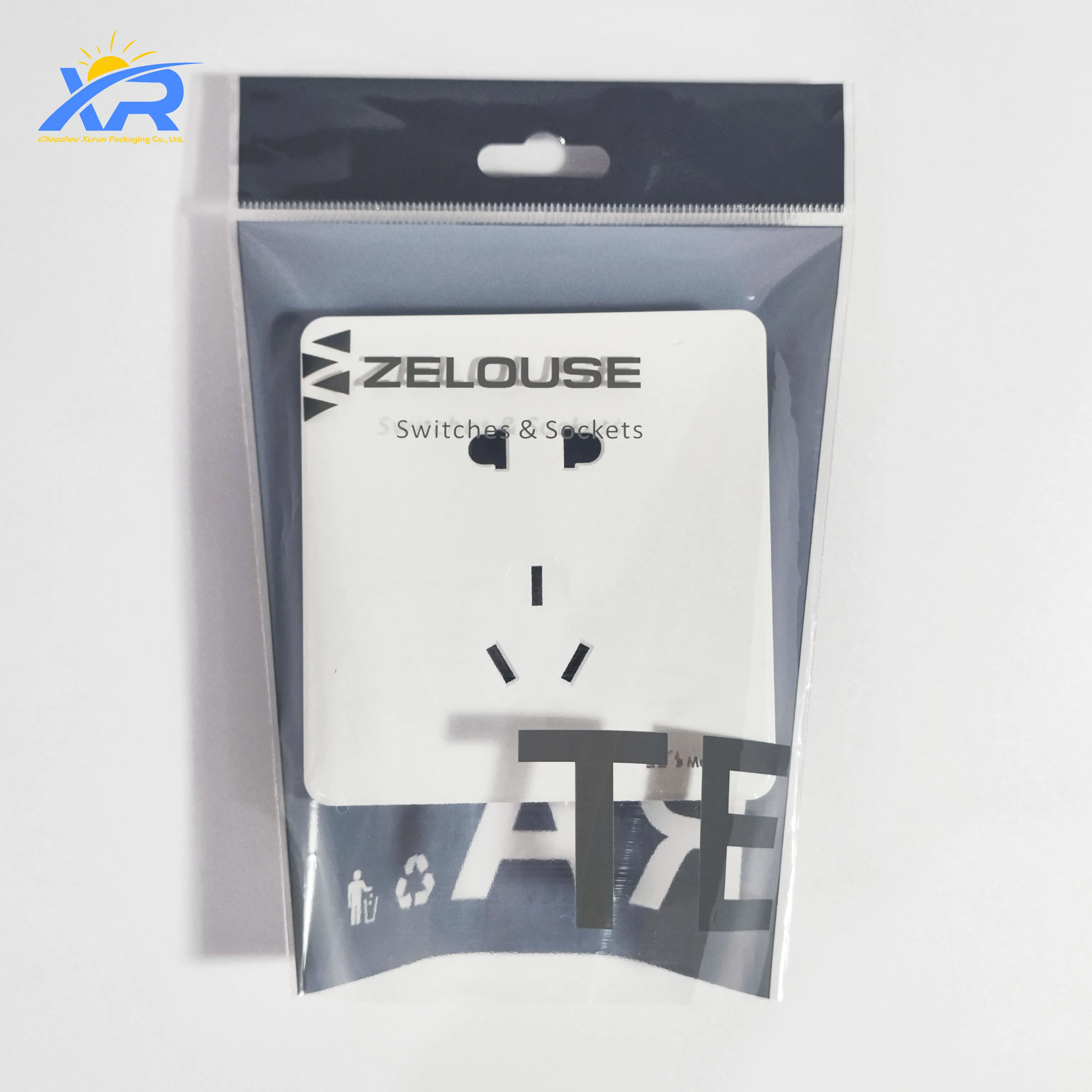 Wholesales clear Packing Bag Cable Mobile Phone Earphone Electronic Item Packaging Bag Socket USB Connector Packing