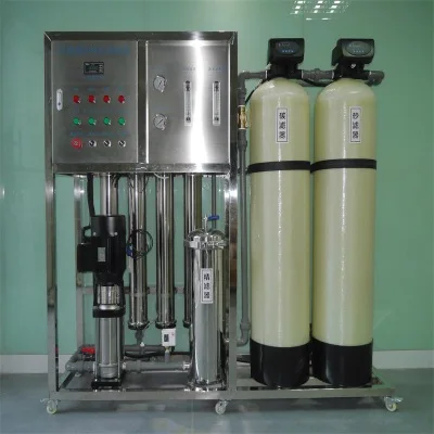 Manual/Auto Control Industrial alkaline RO 500Lph  FRP tank Water Treatment Plant RO Filter Water Purified Drinking  Systems