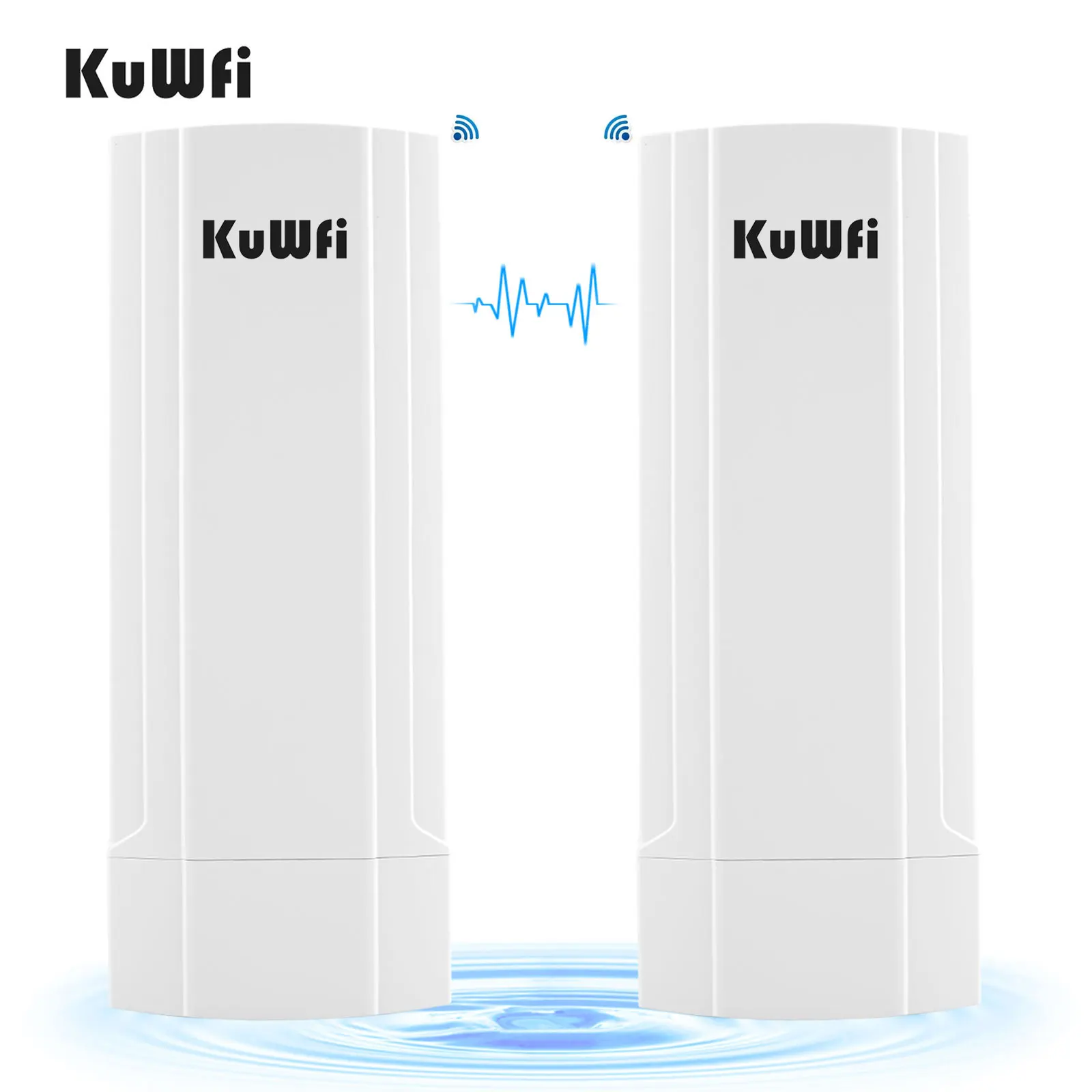 Поо KuWFi 11ac 900 Мбит/с Wi-Fi cpe гигабитный ethernet-порт длиной 5 км панельная антенна 15 дБи уличный беспроводной мост для ip-камеры
