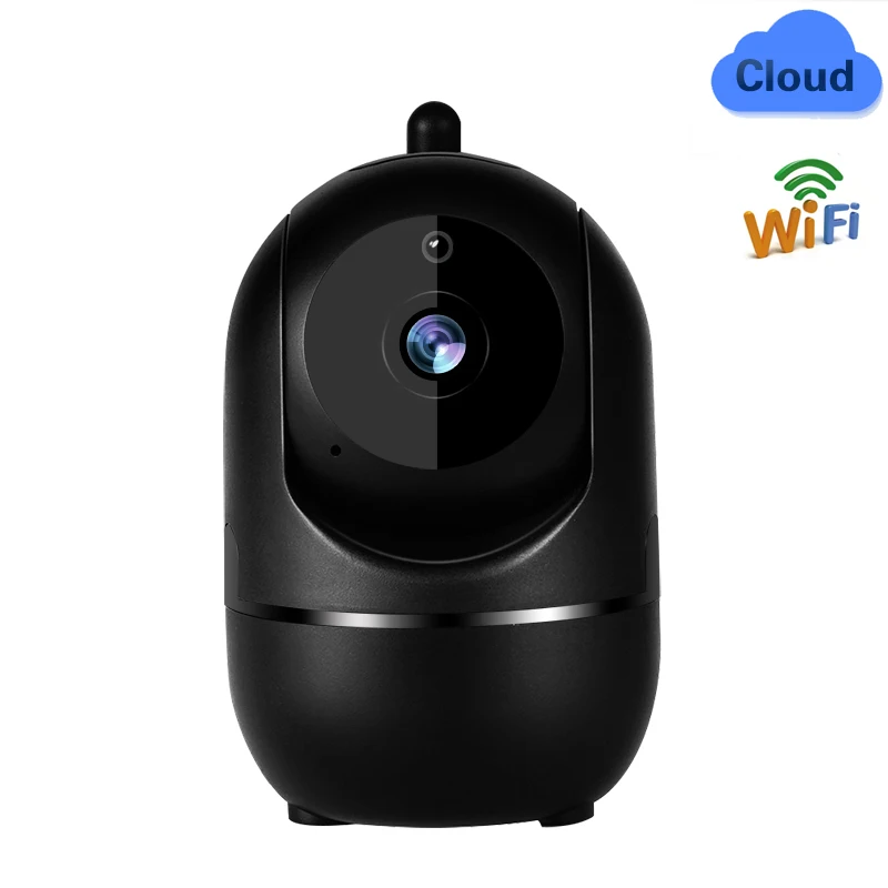 HD Автотрек IP камера Wi-Fi двухстороннее аудио обнаружения движения безопасности Беспроводная для