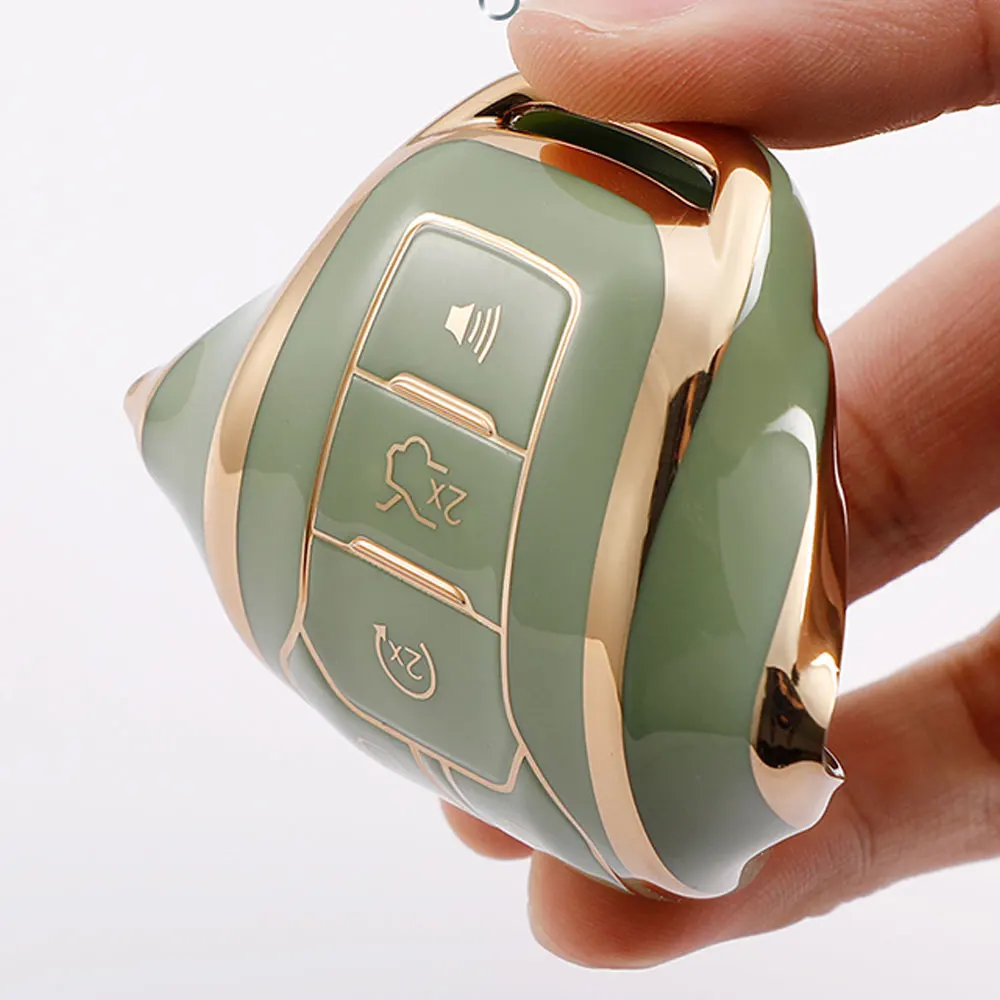 Soft Tpu Car Key Case Fob Cover for Ford Fusion Mondeo Mustang F-150 Explorer Edge 2015 2016 2017 2018 Car Accessories