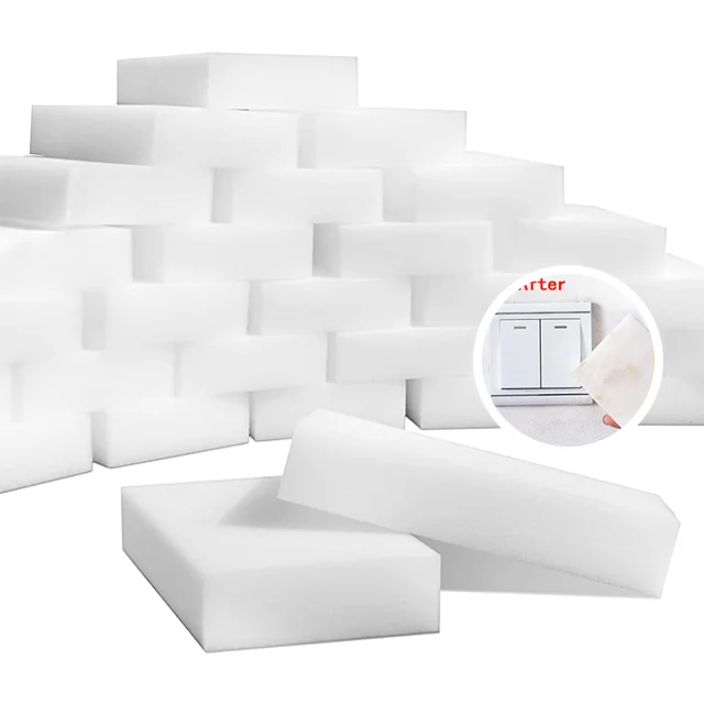 wholesale customize sponged magic clean Eraser 10 Pack Melamine Sponge in Bulk  high Density magic sponged clean kitchend