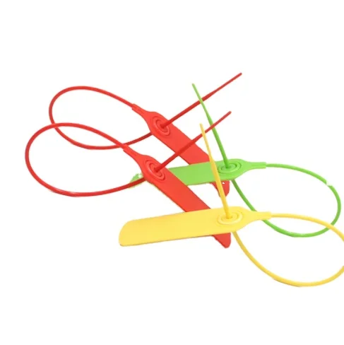 Factory Direct Sale WholesaleCustomized Logo Serial Number Disposable Tamper Proof Security Container Seal Plastic Seal