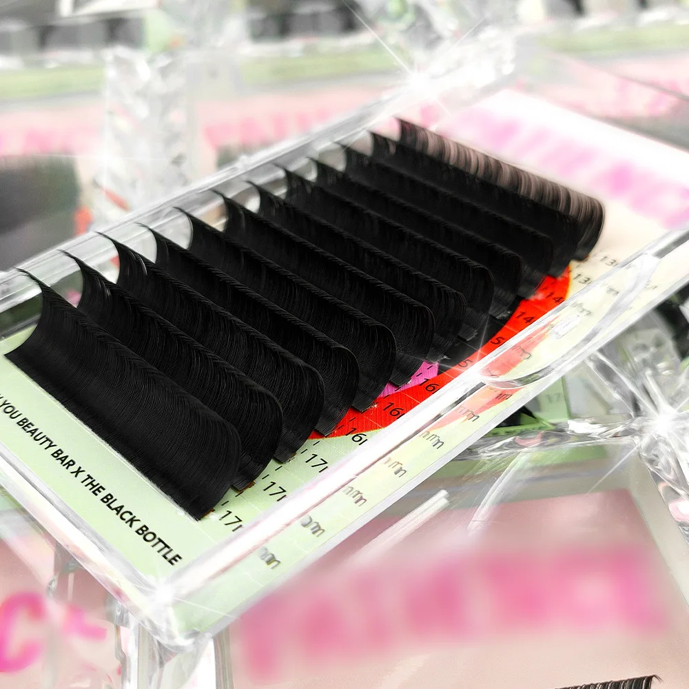 Wholesale Classical russia volume eyelash extension supply hybrid eye lash extensions volume individual lash trays private label
