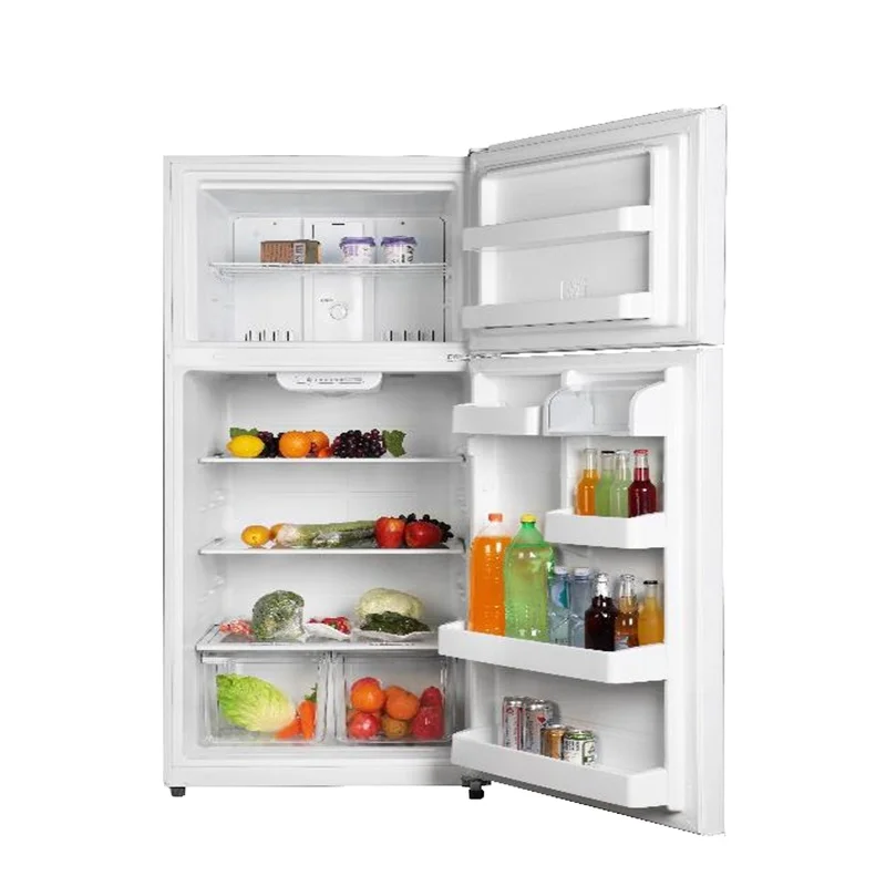 DOE 10.1  Cu.Ft. Portable No Frost House Double door  Top Freezer Refrigerator For  DDT-377WMU