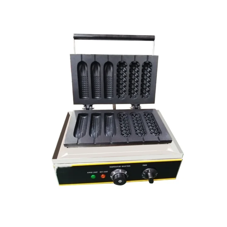 Commercial Catering Design Corn&Stick Waffle Machine for Hotels and Restaurants High Productivity for Manufacturing Plant Use