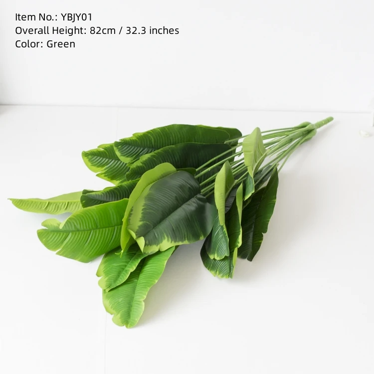 LORENDA YBJY01 Cheap Branch Without Pot New Artificial Plants Traveler Plastic Banana Tree Palm