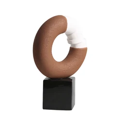 Flolenco Modern Geometry Art Home Decor Wholesale Porcelain Ornament Ceramic Home Decor Items