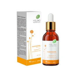 private label whitening vitamin c face serum skin care Brightening Anti Aging wrinkle Vitamin E Organic Aloe Vera facial serum