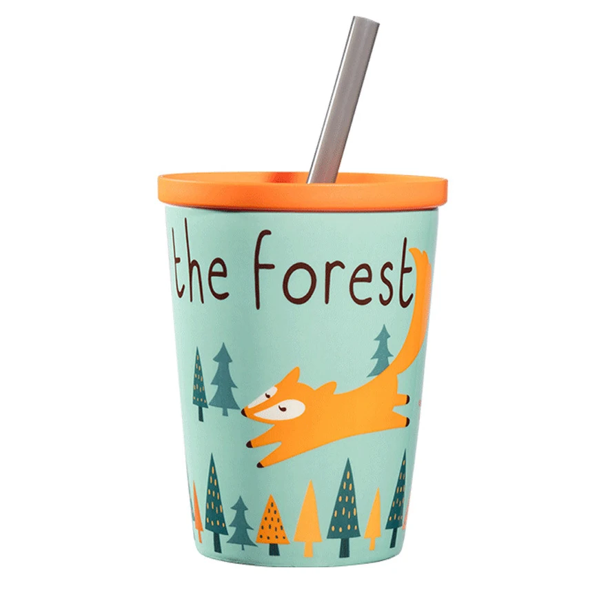 
Lovely Reusable 680ml Cartoon Color Lemon Juice Coffee Cup Large Capacity Straw Cup With Lid Ceramic Water Mugs Cup Cover Free 