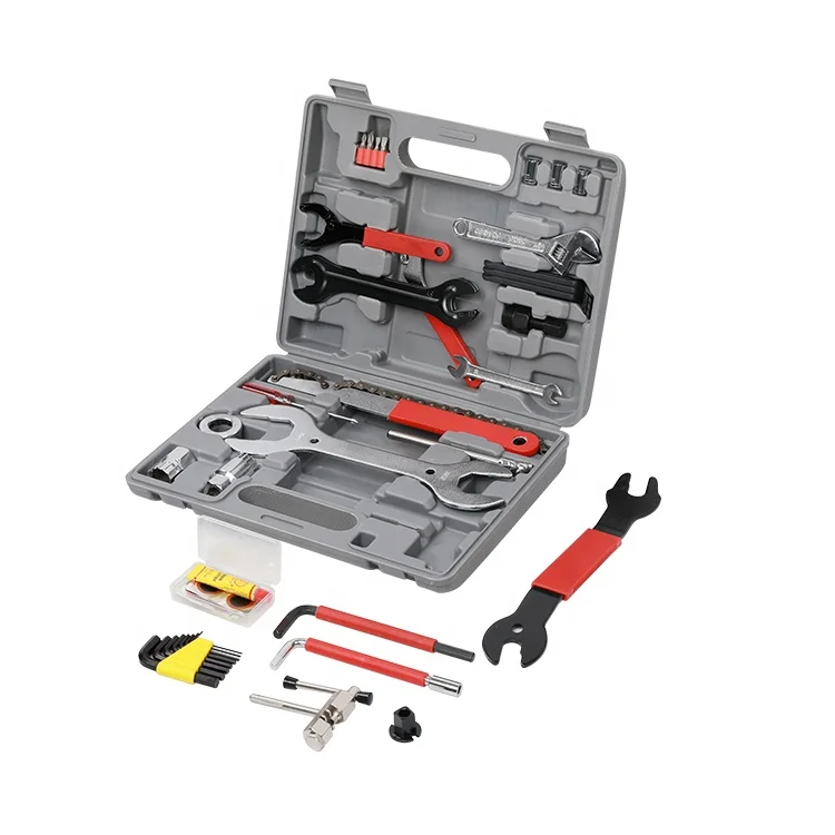 Factory Direct New Design Bike Bicycle Repairing Tool Set Kit Case Box