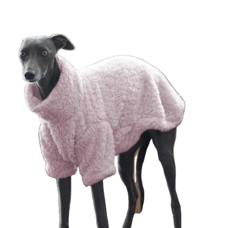 2021 hot sales wholesale Fashion good quality pets Fleece Pajamas Winter Dogs hoodies Large Greyhound fleece Pajamas