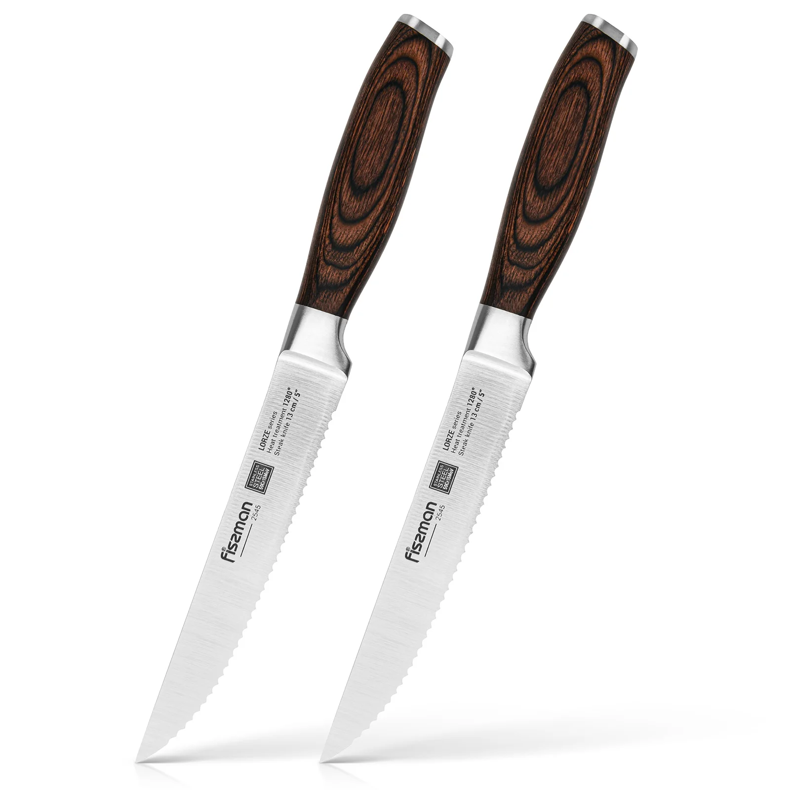 FISSMAN 5-дюймовый стейк нож кухонные ножи из нержавеющей стали шеф-повар набор кухонных ножей
