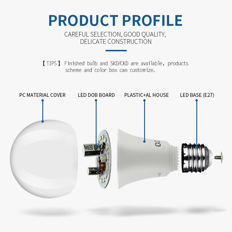 New Model DC12V LED Bulb Rechargeable Emergency Small Lamp 3 Volt LED Bulbs