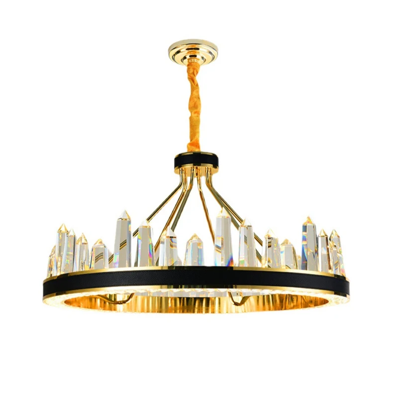 Luxury Crystal Chandeliers & Pendant Lights Hanging Modern LED Lamp Lustre for Home Decor Living Room Dining Room Kitchen Hotel