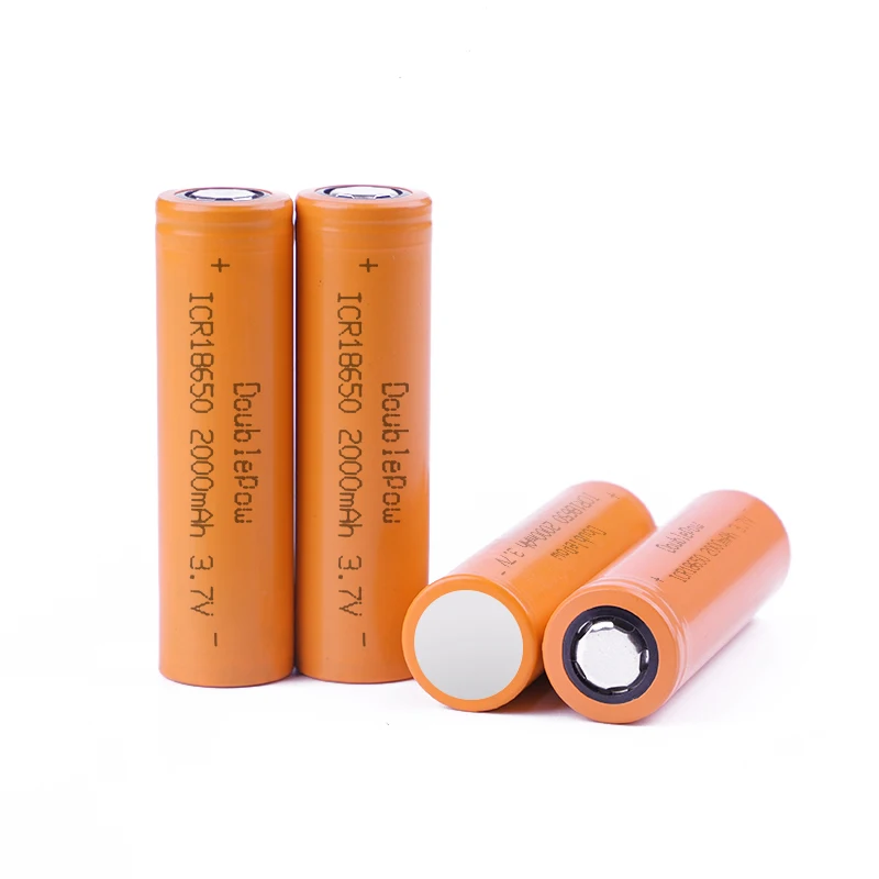 3.7v 2000mAh High-Rate Discharge Lithium Ion Battery 10C 20A Cylindrical Cell Golf Carts Consumer Power Tools Submarines Toys