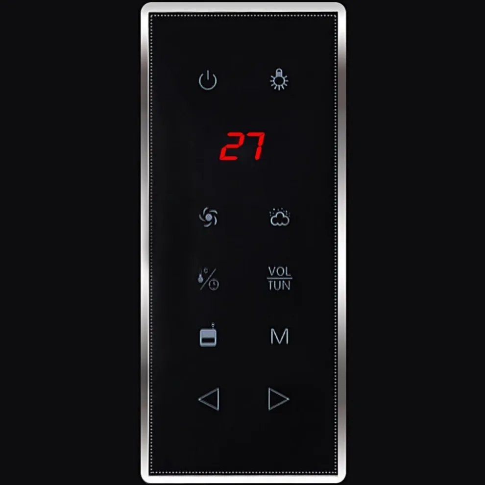 Sliding Style Black and White Curved Tempered Glass Material Walk-In Shower Enclosures 5mm Thickness Frameless for Bathroom