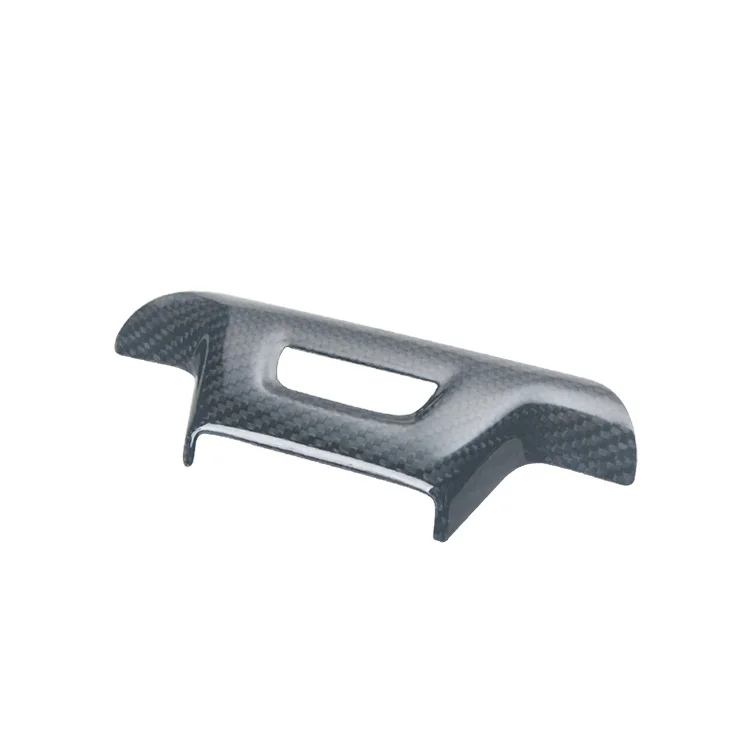 Wholesale Glossy Black/Matte Black Carbon Fiber Steering Wheel Trim Cover with cutout For Camaro 2016 2017 2018 2019