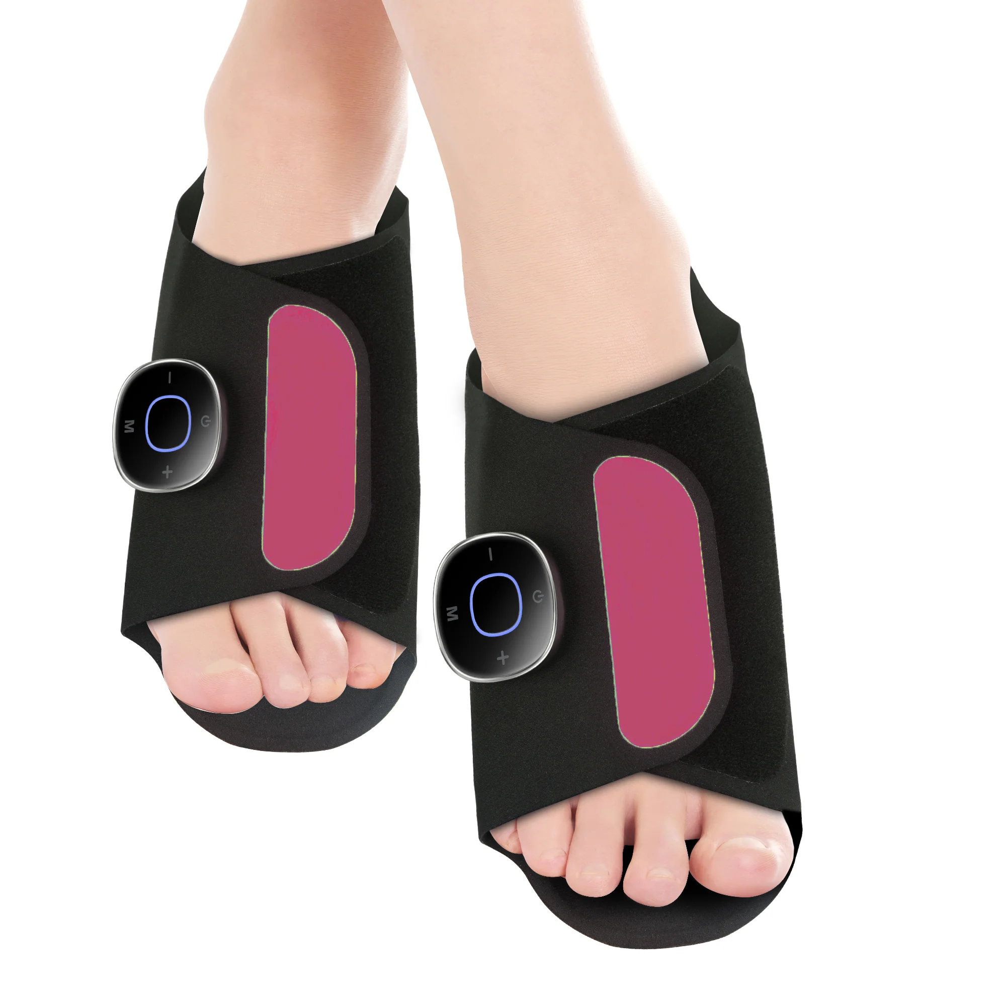 EMS TENS electronic Vibrating Slipper Shiatsu Foot Massager Massage Roller & Shiatsu Features for Foot Application
